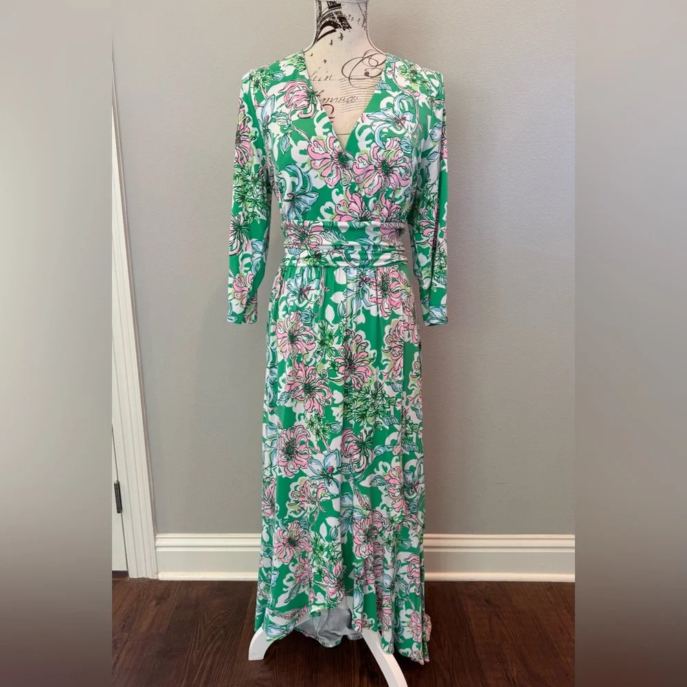 NWT Lilly Pulitzer high-low midi Dress - Picture 1 of 16